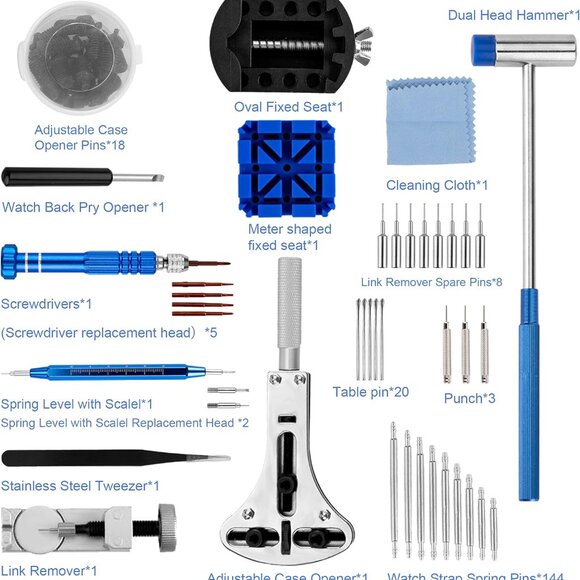 Watch Replacement Tool Kit Professional Spring Bar Tool Set - Picture 2 of 7